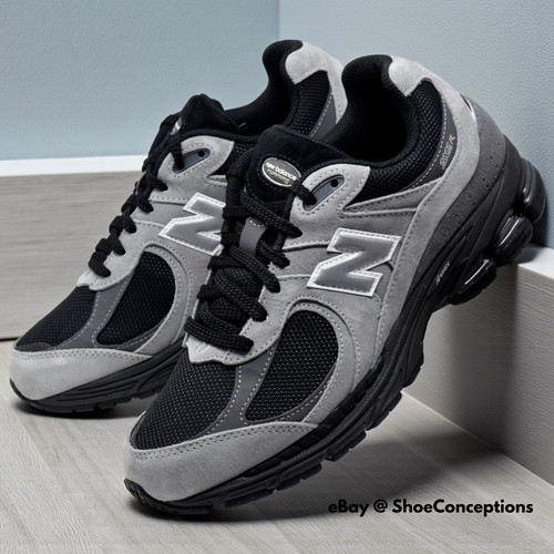 New Balance 2002R Gray Black U2002RM Men's Sizes NEW