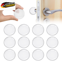 Silikon TüRstopper Set 6 StüCk Selbstklebend Transparent Wand & MöBel Schutz