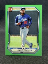 2026 Bowman Josue De Paula GREEN BORDER PROSPECT #'d 72/99 Los Angeles Dodgers