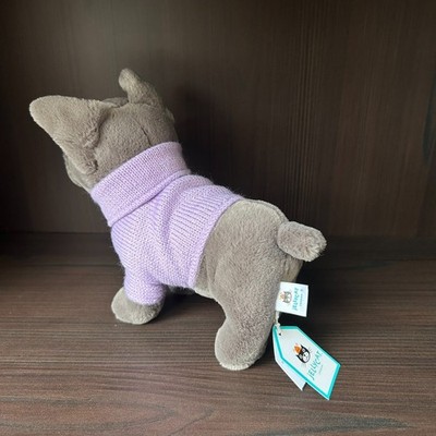 Jellycat Sweater French Bulldog Purple - RARE - BNWT - Free & Fast