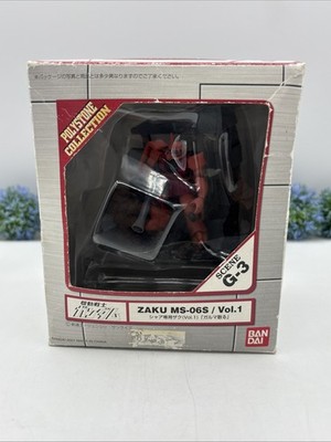 Bandai Zaku MS-06S/Vol-1 Mobile Suit Gundam Scene G-3 Polystone Collection Rare