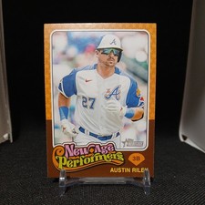 2024 Topps Heritage - Austin Riley - New Age Performers Insert #NAP-18