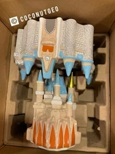 Disney Parks Magic Kingdom Cinderella Castle Ceramic Canister Cookie Jar New