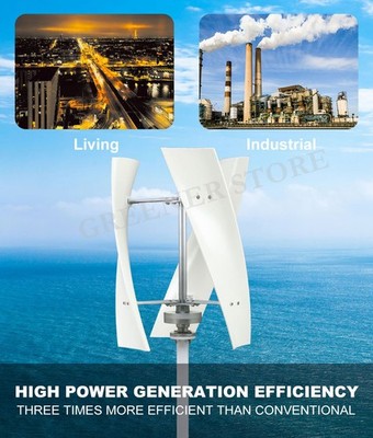 3000W Vertikale Windkraftanlage 12/24/48V Mppt Maglev Windgenerator Laderegler