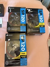 Corsair Air SP120 PWM Quiet Edition High Static Pressure 120m Fan Twin Pack Blue