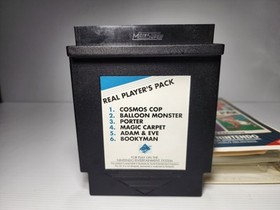 Nintendo NES Game: Real Player's Pack HES LIKE Caltron 6 in 1 COMPLETE - Tested 