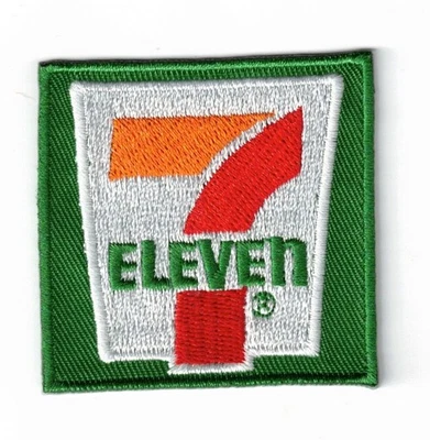 7 Eleven Store Logo 2x2in Embroidered Sew / Iron-on Patch