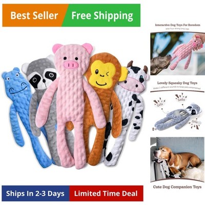 No Stuffing Dog Toys 5 Pack, Crinkle Interactive Dogs Toy for Boredom, Puppy ...