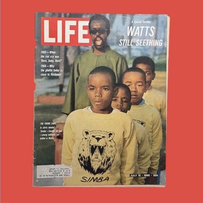 Life Magazine July 15 1966 Watts Still Seething Civil Rights Special Issue