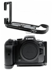 PEIPRO Quick Release L-Plate Bracket Hand Grip For EOS R5/R6 Cameras Black 