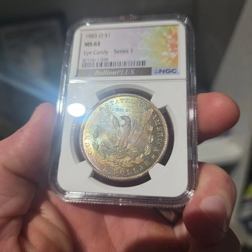 1883-0 Morgan Silver Dollar $1 PCGS MS62 Eye candy