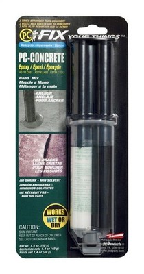 PC-Concrete 070086 Light Grey Concrete Anchoring Epoxy Syringe 1.4 Oz.