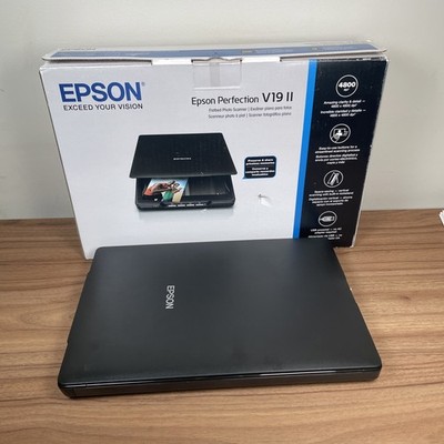 Epson Perfection V19 II Compact Photo Scanner 4800 dpi USB One Touch Scanning