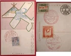 FDC 1919 JAPAN 1st FLIGHT OF AIRMAIL POSTCARD Tokyo - Osaka