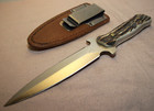 1989~WESTERN USA~MINT UNUSED~777 STAG BOOT DAGGER FIGHTING KNIFE w/ORIG. SHEATH~ — photo 4