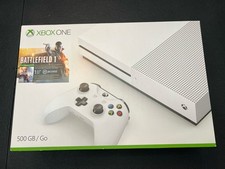 Microsoft Xbox One S 500GB White Console Bundle Battlefield 1 3 Controllers 4K