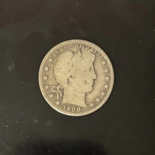1908 O Barber Half Dollar, 90% Silver