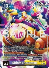 ShinMonzaemon Foil - BT22-076 NM - Digimon TCG