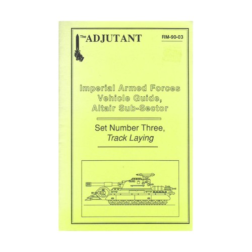 Guide véhicule voyageur forces armées impériales sous-secteur Altair #3 très bon état+