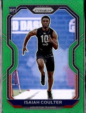 2020 Panini Prizm Green #395 Isaiah Coulter RC (B)  Houston Texans