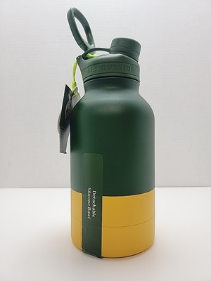 The Cuddle Collab with Baloo and Pan Water Bottle with Pet Built in Bowl 46 oz