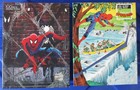 2 Vintage 1988 AMAZING SPIDER-MAN JIGSAW PUZZLES Rainbow Works 63 &100 Pc SEALED — photo 1