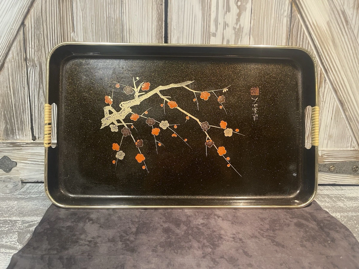 复古日本漆器托盘其他日本收藏品1900-现在| eBay