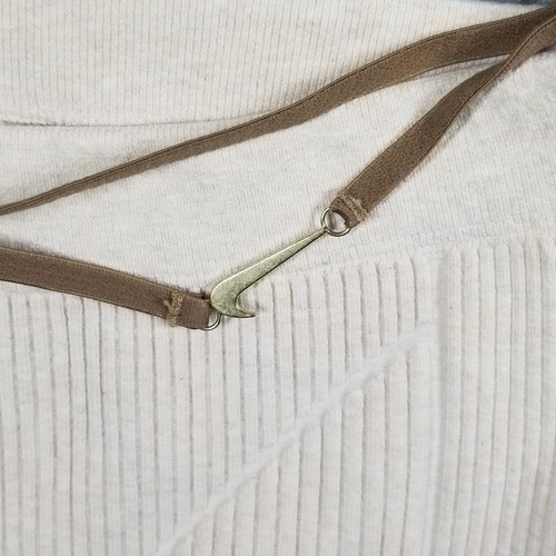 Nike Jacquemus Shorts Womens Medium Ribbed Biker Lined Gold Swoosh DN3217-219 - Picture 3 of 11