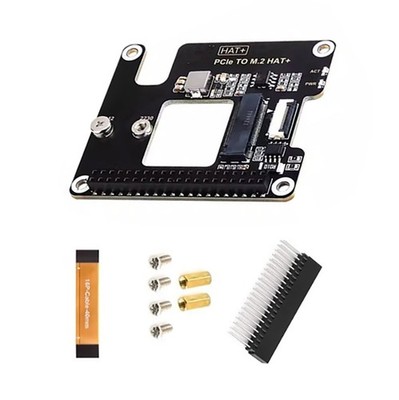 Pcie To M.2 Adapter Board Nvme Protocol SSD W/Cable For Raspberry Pi 5 Genera