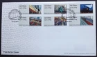 GB QEII 2017 Mail by Rail Post & Go Set on First Day Cover, London W2 S/H/S