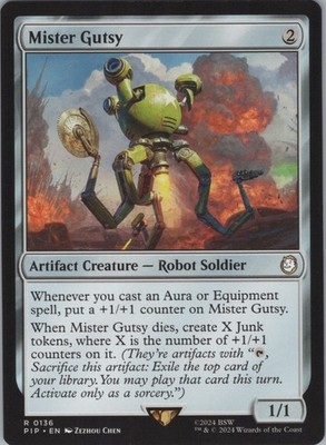 MTG Normal Mister Gutsy R Universes Beyond: Fallout 136 NM