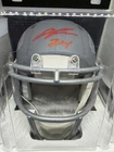 Devonta Freeman Falcons Signed Slate Collection Mini Helmet Beckett Witnessed