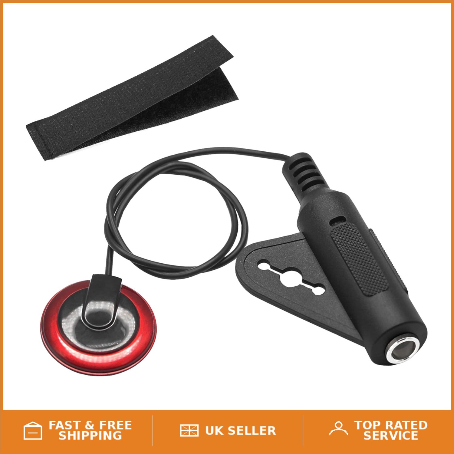 Universal Piezo Pickup Microphone for Guitar, Ukulele, and Acoustic Instruments