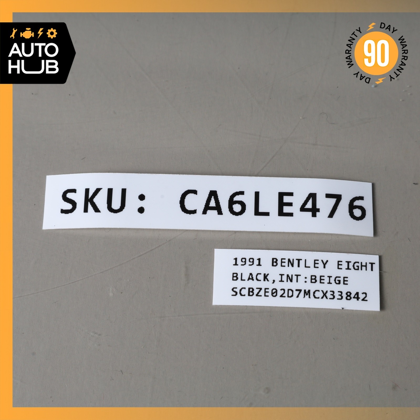 Bentley Eight 1990-2003 Rear Right Hydraulic suspension accumulator
