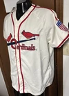 NWT new St. Louis Cardinals Retro 40s Sewn-on Baseball Jersey Mens XL SGA MLB
