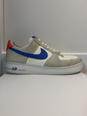 Nike Air Force 1 '07 LV8 Coconut Milk Hyper Royal SZ 13 MENS AF1 DM8314 100