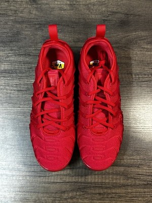 Nike Air VaporMax Plus Triple Red CW6973-600 Men's Size 9