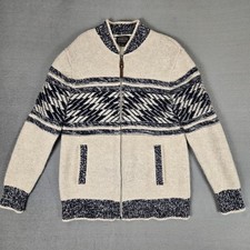 Pendleton Original Westerley Sweater Adult Medium Lambs Wool Full Zip Aztec