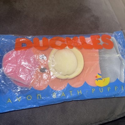 Avon 1985 Magic Duck Bath Puppet Hello Color Changing DUCKLES Sanrio Plush