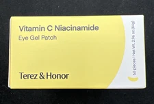 Terez & Honor Korean Vitamin C Eye Patches 60 Pcs Vitamin C Niacinamide