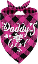 Dog Bandana, My Dad Is My Hero, Dogs Scarf Classical Printing, Dogs Scarf Access