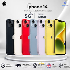 Apple iPhone 14 128GB 5G Unlocked Smart Phone Brand New Condition All Colors