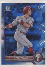 2022 Bowman Sapphire Edition Chrome Prospects Simon Muzziotti #BCP-40 4z8