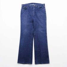 Vintage Wrangler Blue Bell Denim Jeans 36x31 Made in Canada TALON 42 Zipper 70s