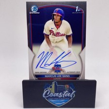 2023 Bowman Chrome Marcus Lee Sang Bowman 1st Auto #CPA-ML Phillies