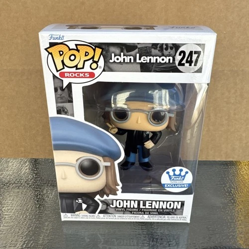 Funko Pop! Rocks: John Lennon Exclusive #247 NEW IN BOX, vaulted