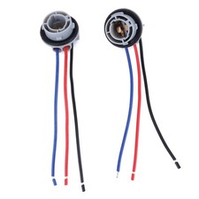 2pcs 11571156 Dual Filament Tail Light Socket 12v For 20 Bulb Types Cable 5.5 2pcs 11571156 Dual Filament Tail Light Socket 12v For 20 Bulb Types Cable 5.5