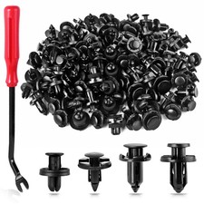 Xislet 121pcs Plastic Rivets Clips 7mm 8mm 9mm 10mm Compatible with Subaru Bumpe