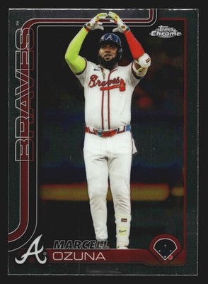 2025 Topps Chrome #250 Marcell Ozuna Atlanta Braves