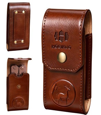 Leather Multitool Sheath，Multi Tool Holster for Leatherman, Gerber, SOG and S...